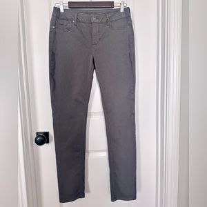 Maurices dark grey skinny stretch jeans